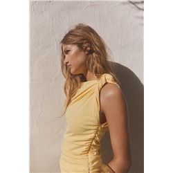 ASYMMETRIC MIDI DRESS