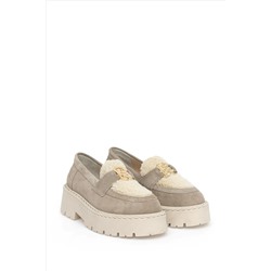 Kadın Bej Loafer
