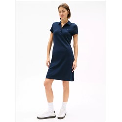 Stretch-Cotton Slim Fit Polo Dress