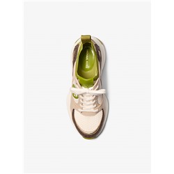 MICHAEL Michael Kors Zuma Mixed-Media Trainer