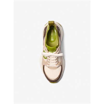 MICHAEL Michael Kors Zuma Mixed-Media Trainer