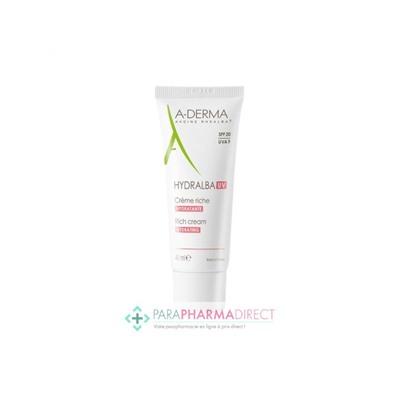 A-Derma Hydralba UV Crème Riche Hydratante 40ml
