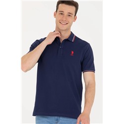 Erkek Lacivert Basic Polo Yaka Tişört