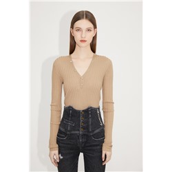 Jersey de lana Beige