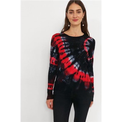 Jersey punto mandala tie-dye