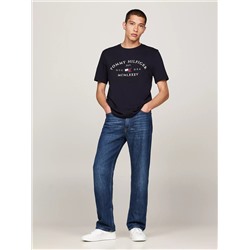 Embroidered Tommy Arch Logo T-Shirt