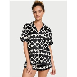 Victoria's Secret Glazed Satin Short Pajama Set