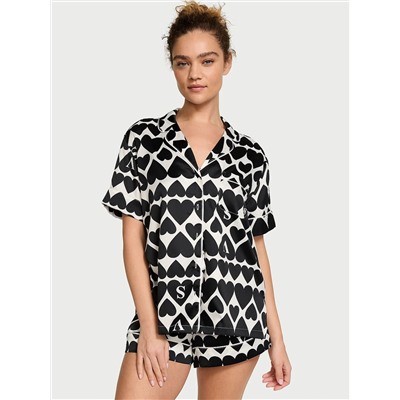 Victoria's Secret Glazed Satin Short Pajama Set