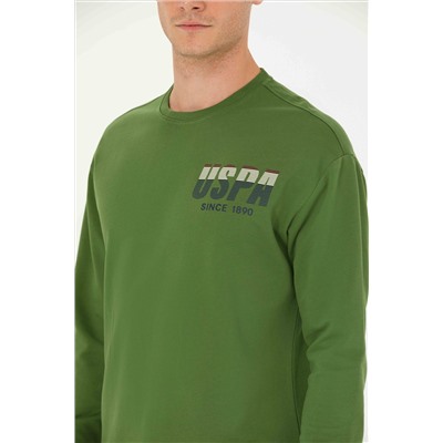 Erkek Yeşil Sweatshirt