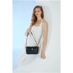 Pierre Cardin Floater Siyah Fusya Kadın Omuz Çantası 05PO22Y1539
