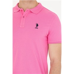 Erkek Pembe Basic Tişört