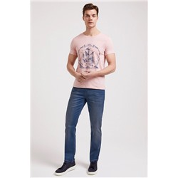 Lee Cooper Erkek Kalyon O Yaka T-Shirt Pembe 202 LCM 242026