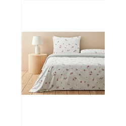 English Home Bloomy Dots Pamuklu King Size Nevresim Seti Pembe 10040871