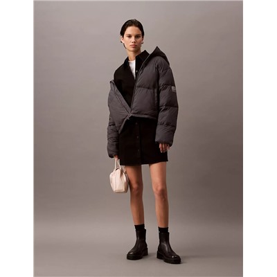 Short Hooded Puffer Jacket