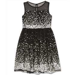 Speechless Big Girls Illusion Sequin Dress