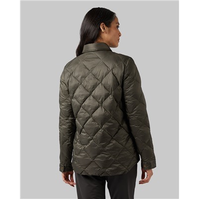 WOMEN'S LIGHTWEIGHT POLY-FILL SHIRT JACKET