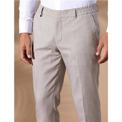 Açık Kahverengi Ex. Slim Fit Kumaş Pantolon