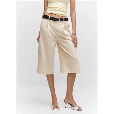 Bermudas cargo pinzas