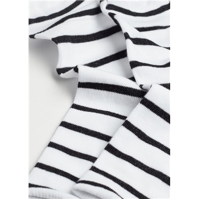 Kurze Socken mit Streifenmuster