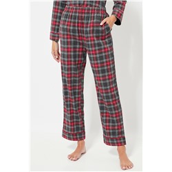 Pantalón de pijama cintura alta - Antracita jaspeado