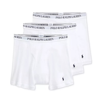 POLO RALPH LAUREN Men's 3-Pack Big & Tall Cotton Boxer Briefs