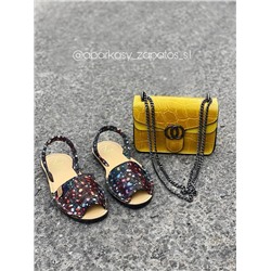 AB.Zapatos · 320-95 · azul+AB.Z · Pelle · 22-36 (490) ocra