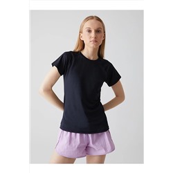 Ltb Dokulu Spor Siyah T-shırt TYC00808350693