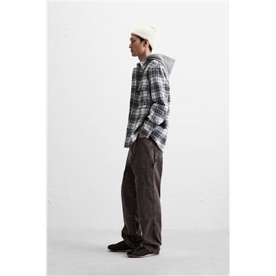 SOBRECAMISA CAPUCHA COMBINADA
