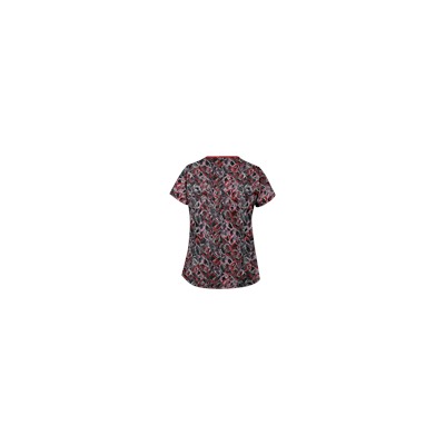 UA Twister Black Print Scrub Top