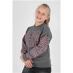 AHENGİM Kids Ak15153 Kız What Baskılı Sweat 1-2-10001009