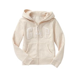 Kids Gap Logo Zip Hoodie In Fleece