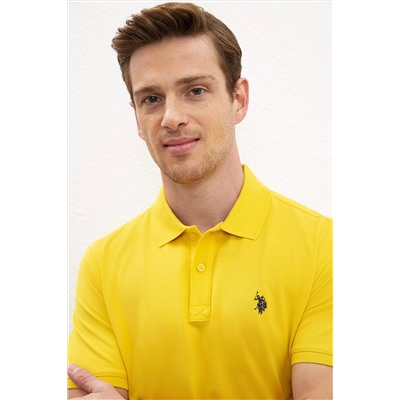 Erkek Safran Basic Polo Yaka Tişört