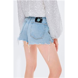 Short vaquero Azul claro