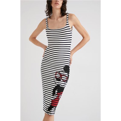 Vestido rayas Mickey Mouse