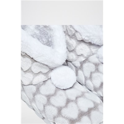 Zapatillas de casa altas forradas suaves al tacto Sloan - Gris