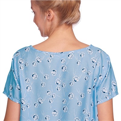 Damen Bluse mit elastischem Saumbündchen