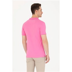 Erkek Pembe Basic Tişört