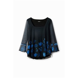 Camiseta avolantada mandalas