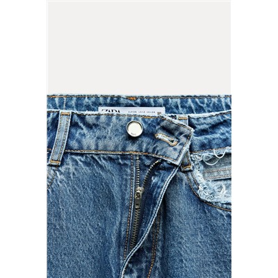 Z1975 MID-WAIST STRAIGHT CUT OUT JEANS