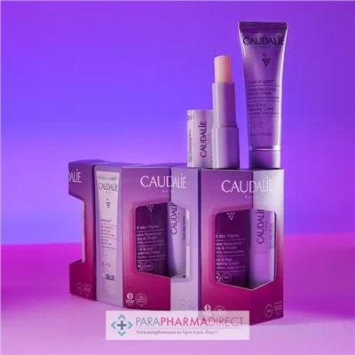 Caudalie Thé des Vignes - Coffret "Duo Crème mains + Soin Lèvres"