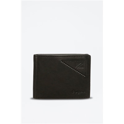 Cartera de piel Striking Negro
