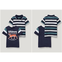 Set - Poloshirt und Kurzarmshirt - 2 teilig