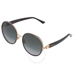 JIMMY CHOO  Grey Gradient Round Ladies Sunglasses