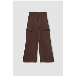 Defacto Kız Çocuk Wide Leg Pamuklu Eşofman Altı B2554A8ER134mc