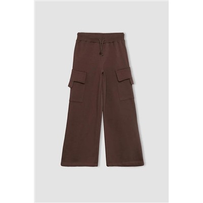 Defacto Kız Çocuk Wide Leg Pamuklu Eşofman Altı B2554A8ER134mc