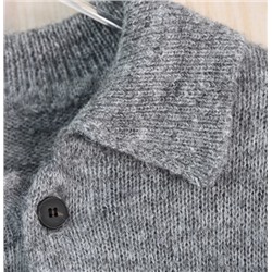 Молодежный и повседневный свитер с воротником-поло CO*S