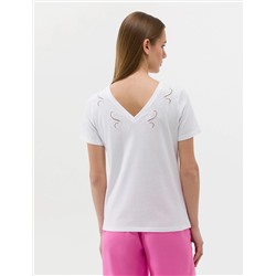 Beyaz Comfort Fit Tişört