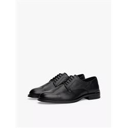 Paneled Leather Derby Shoe