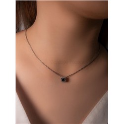Серьги из серебра с фианитами родированные 925 пробы 2-274р216