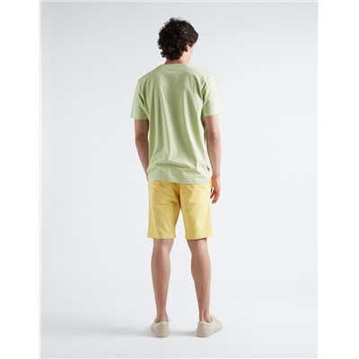 Chino Shorts, Men, Light Yellow